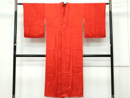 平和屋本店●極上　アンティーク　大正ロマン　長襦袢　袷　花籠地紋　逸品　CZAA5680s6