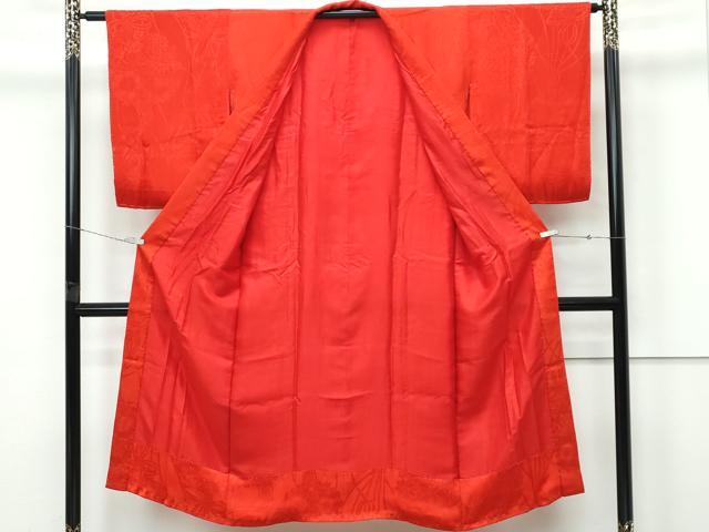 平和屋本店●極上　アンティーク　大正ロマン　長襦袢　袷　花籠地紋　逸品　CZAA5680s6