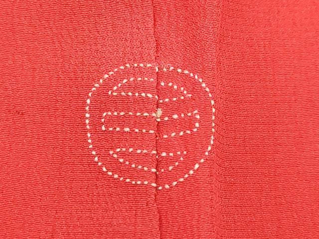 平和屋本店[]極上 アンティーク 大正ロマン 七五三 女の子 7歳 祝着・長襦袢セット 駒刺繍 檜扇鼓花毬文 金彩 赤紅色地 逸品 CZAA5697s6