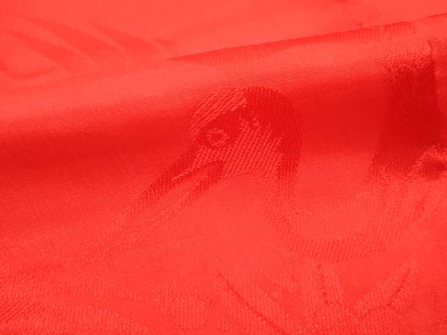 平和屋本店[]極上 アンティーク 大正ロマン 七五三 女の子 7歳 祝着・長襦袢セット 駒刺繍 檜扇鼓花毬文 金彩 赤紅色地 逸品 CZAA5697s6