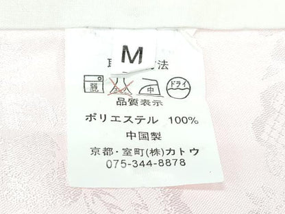 平和屋着物●極上　小振袖・二尺袖　襦袢　行灯袴セット　椿　黒地　袴：退紅色　洗える着物　逸品　CZAA5700s6