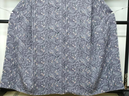 平和屋本店●極上　本場琉球紅型　平野晋二郎　小紋　芒文様　逸品　未使用　CZAA5706s6