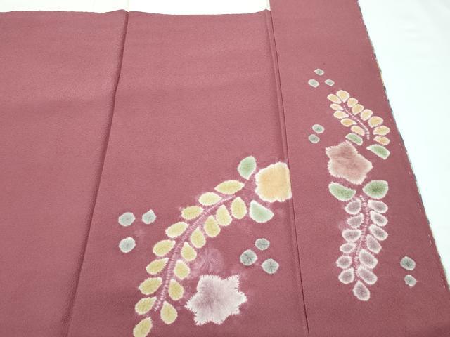 平和屋本店●極上　樋熊哲也　訪問着　辻が花　絞り　手描き　金通し地　逸品　未使用　CZAA5708s6