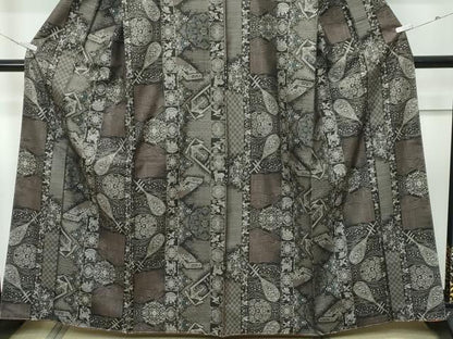 平和屋本店●極上　本場大島紬　12マルキ　正倉院文　ほていや扱い　逸品　CZAA5721s6