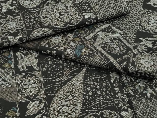 平和屋本店●極上　本場大島紬　12マルキ　正倉院文　ほていや扱い　逸品　CZAA5721s6