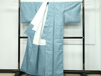 平和屋着物●極上　紋屋井関　御寮織　お召　秘色　桐竹鳳凰文　逸品　未使用　CZAA5722s6