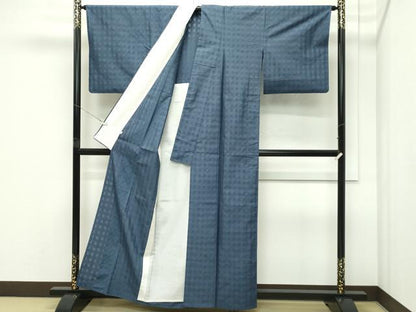 平和屋本店＊希少　沖縄県最高級織物　夏物　首里花倉織　首里織　花織・絽織・紗織　色無地　錆鼠色　伊勢丹扱い　逸品　CZAA5759s6