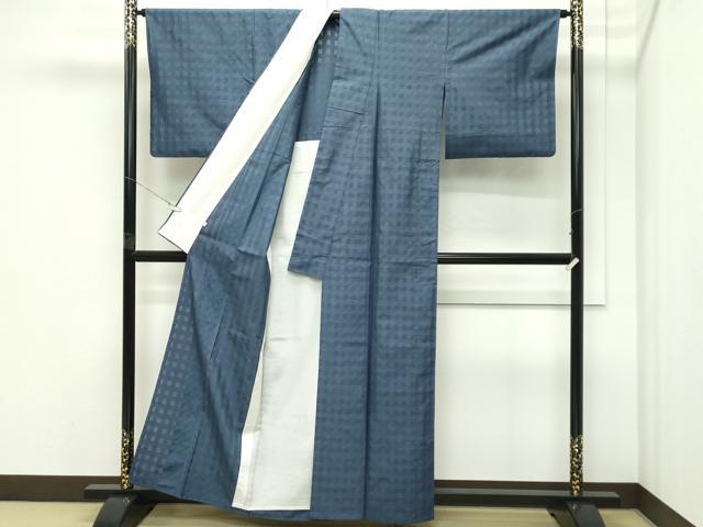 平和屋本店＊希少　沖縄県最高級織物　夏物　首里花倉織　首里織　花織・絽織・紗織　色無地　錆鼠色　伊勢丹扱い　逸品　CZAA5759s6
