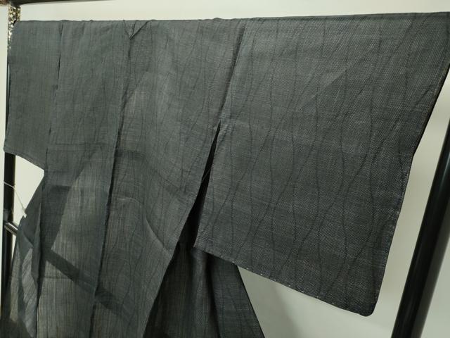 平和屋本店＊極上　夏物　重要無形文化財　本場宮古上布　立涌文様　井筒屋謹製　苧麻　たとう紙付き　逸品　CZAA5767s6