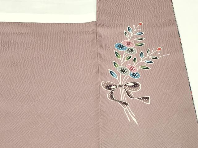 平和屋本店●最高級　城間栄順　本場琉球紅型　訪問着　風景文　三越扱い　逸品　CZAA5770s6