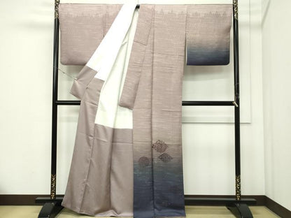 平和屋本店●極上　創業280年　誉田屋源兵衛　寶繭小石丸 　訪問着　モール　鳳凰菱花文　逸品　CZAA5789s6