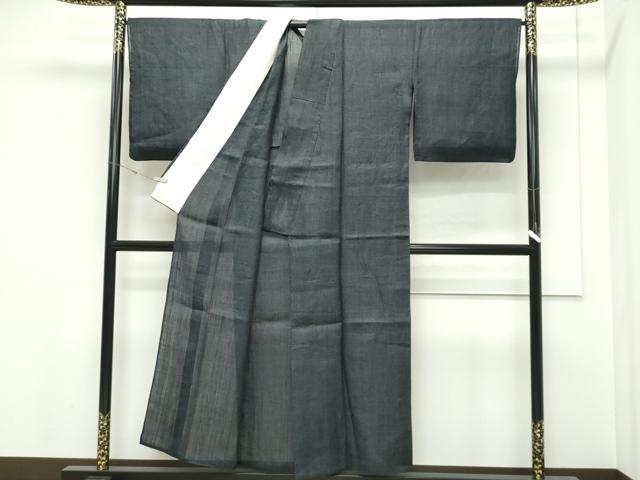 平和屋本店＊極上　夏物　重要無形文化財　本場宮古上布　苧麻　逸品　CZAA5805s6