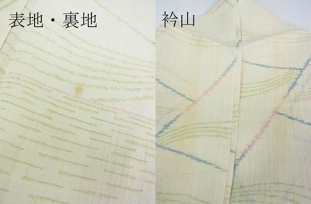 平和屋着物■夏物　小紋　切嵌　洗える着物　DAAC1493wb