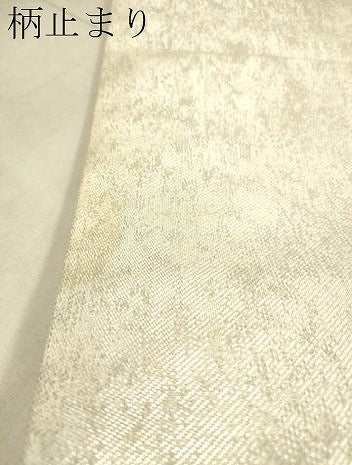 平和屋着物■六通柄袋帯 意匠撚糸織 草花丸文 金銀糸 正絹 逸品 DAAH7607sf