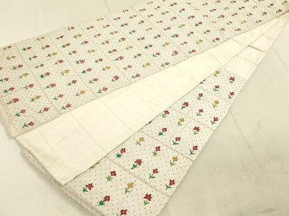 平和屋着物◎六通柄袋帯 横段花文 逸品 DAAI2616ox