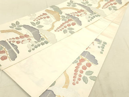 平和屋着物◎六通柄袋帯 老松 金銀糸 逸品 DAAI2654ox