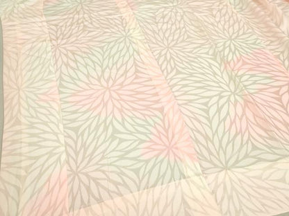 平和屋着物■長襦袢 無双仕立て 菊地紋 暈し染め 正絹 逸品 DAAI2956ox