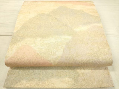 平和屋着物◎全通柄袋帯 砂子綴れ 重山 金糸 逸品 DAAI3800tw