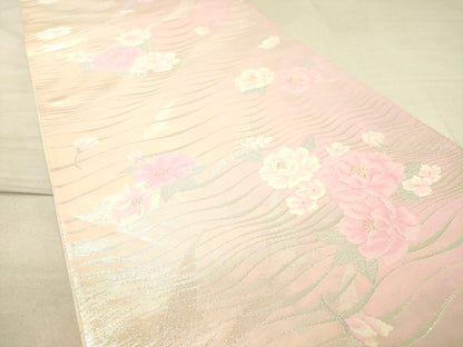 平和屋着物◎六通柄 本袋帯 花間道 逸品 DAAI3995tw