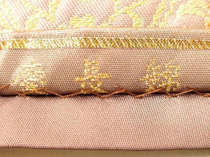 平和屋着物◎六通柄袋帯 慶長錦 霧有職文 金糸 引箔 逸品 DAAI3972tw