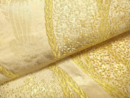 平和屋着物■六通柄袋帯　舞花文　金糸　逸品　DAAI4819du