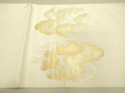 平和屋着物■綴れ 太鼓柄袋帯 雲重ね箔散らし文 金糸 逸品 DAAI4961du