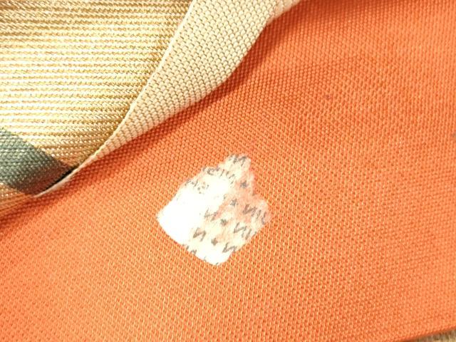 平和屋着物◎西陣 六通柄袋帯 舞蝶草花文 金銀糸 正絹 逸品 DAAI5972op