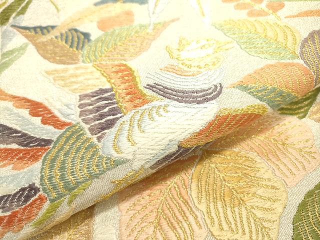 平和屋着物●六通柄袋帯　唐織　桐鳳凰文　金糸　ますいわ屋扱い　正絹　逸品　未使用　DAAI7844fe