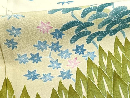 平和屋着物■豪華黒留袖 作家物 遠山風景文 暈し染め 正絹 逸品 DAAJ2379ud