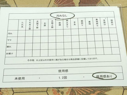 平和屋着物◎佐賀錦 六通柄袋帯 亀甲双鶴花蝶文 金糸 逸品 DAAJ2621mz