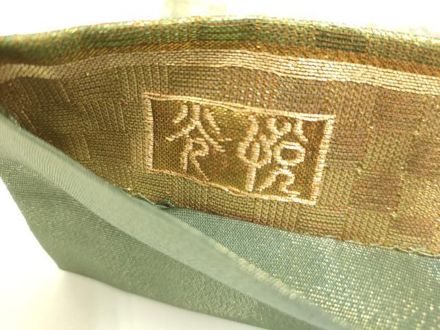 平和屋着物◎六通柄袋帯 光悦 横段文 金糸 正絹 逸品 DAAJ2731zy