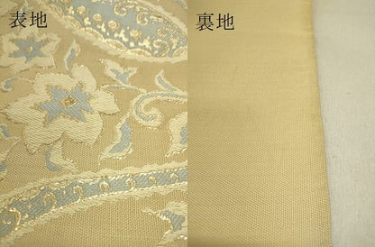 平和屋着物■六通柄袋帯 唐織 花唐草文 逸品 DAAJ3671jm