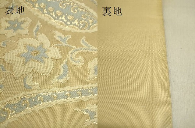 平和屋着物■六通柄袋帯 唐織 花唐草文 逸品 DAAJ3671jm