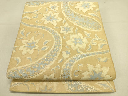 平和屋着物■六通柄袋帯 唐織 花唐草文 逸品 DAAJ3671jm