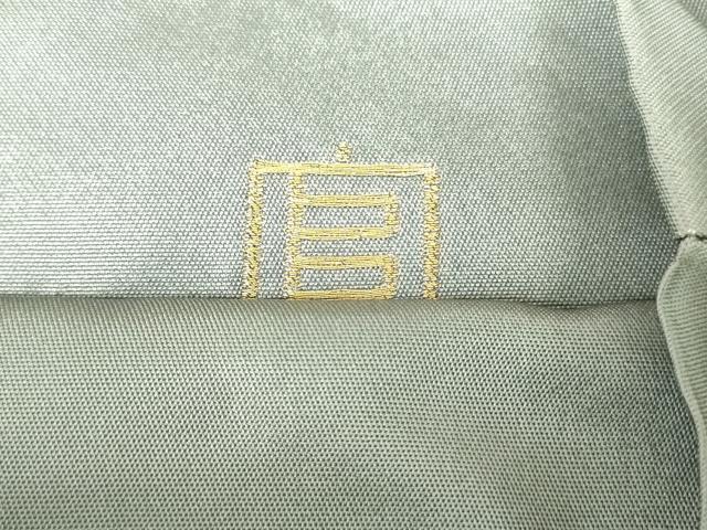 平和屋着物◎太鼓柄袋帯　刺繍　光琳菊　籬立波文　金糸　逸品　DAAJ4137re