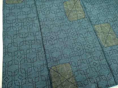 平和屋着物■上質な紬 色紙重ね文 逸品 DAAJ4622tw