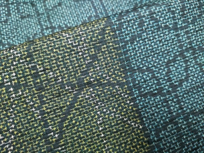 平和屋着物■上質な紬 色紙重ね文 逸品 DAAJ4622tw