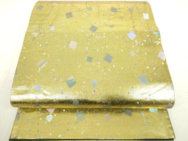 平和屋着物◎六通柄袋帯 箔散らし文 金糸 逸品 DAAJ4662tw