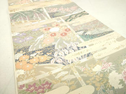 平和屋着物◎六通柄袋帯 桃山絵巻 金銀糸 逸品 DAAJ4691tw