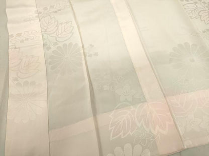 平和屋着物■長襦袢 無双仕立て 草花地紋 暈し染め 洗える着物 DAAJ4779tw