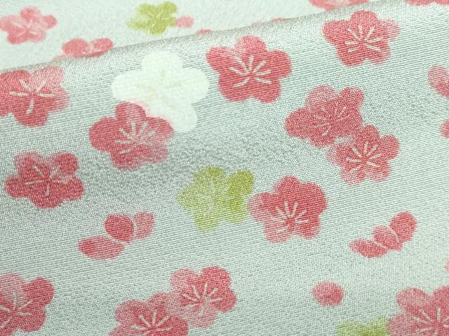 平和屋着物●付下げ 舞花文 正絹 逸品 DAAJ5464ic
