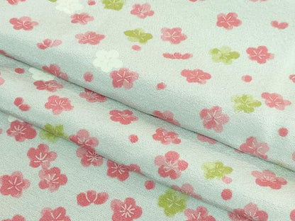 平和屋着物●付下げ 舞花文 正絹 逸品 DAAJ5464ic