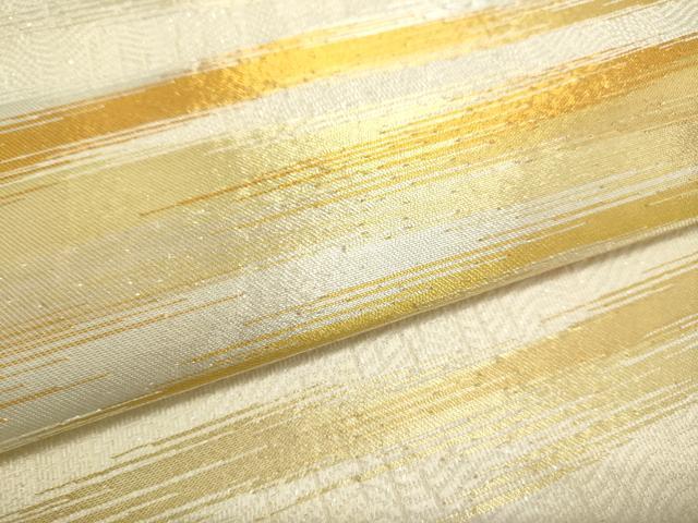 平和屋着物●六通太鼓柄袋帯 霞文 金銀糸 正絹 逸品 DAAJ5828du