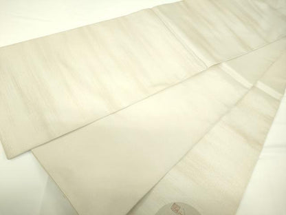 平和屋着物●京の名門 じゅらく謹製 太鼓柄袋帯 文字文 金糸 正絹 逸品 DAAJ5982du