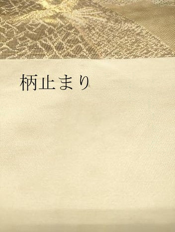 平和屋着物●六通柄袋帯 花鳥文 金銀糸 引箔 正絹 逸品 DAAJ8684jm