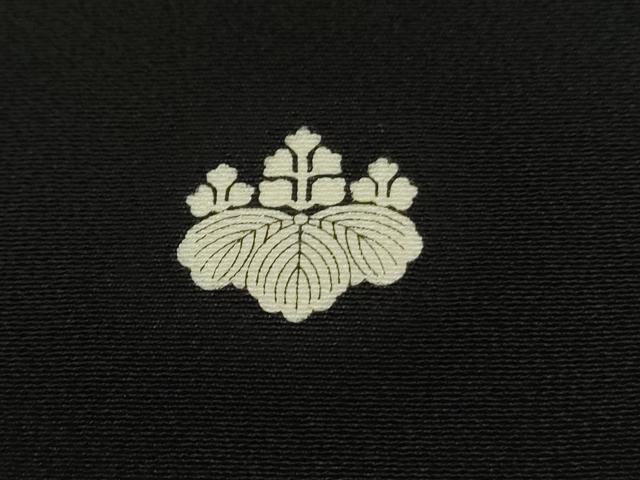 平和屋着物●金彩友禅 卓越技能者・名工・和田光正 黒留袖 御所車花籬文 金彩 正絹 逸品 DAAK0969ud