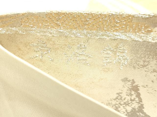 平和屋着物◎六通柄袋帯 京洛錦 二重引箔 正絹 逸品 DAAK2471zy
