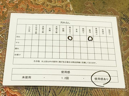 平和屋着物◎六通柄袋帯 波濤色紙文 金糸 引箔 正絹 逸品 DAAK2594ob
