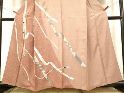 平和屋着物●訪問着 蔓帯花文 金彩 正絹 逸品 DAAK3575du