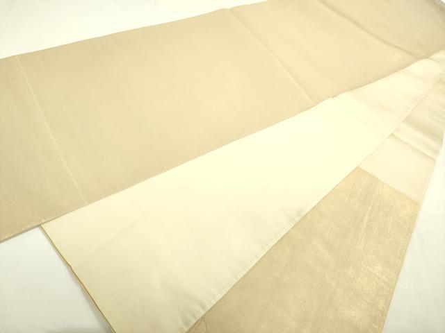 平和屋着物●中国三大刺繍 相良刺繍 総刺繍 太鼓柄袋帯 立波花文 正絹 逸品 DAAK3753du